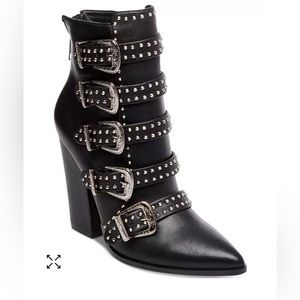 Steve Madden Comet Studded Western Booties